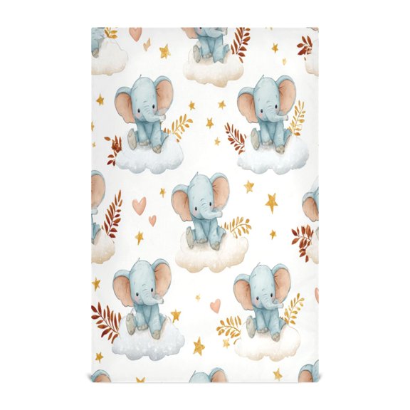 Kitchen Towel 28x18 Inches x6,Plate Towel, Decorative Towel, Napkin, Tea Towel Tea Towels For Kitchen Dish Cloths & Dish Towels Blue Elephant Pattern Beautiful