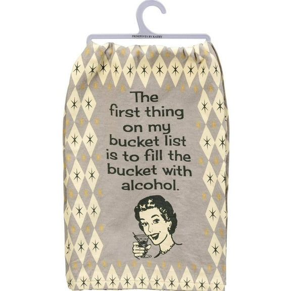 Kitchen Towel - First Thing On My Bucket List