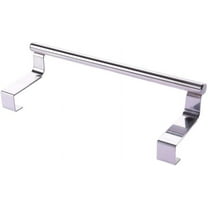 Kitchen Towel Holder Over Cabinet Door Tea Towel Hanger, Door Hook for Universal Fit on Inside or Outside of Cupboard Doors, Stainless Steel Storage-23CM