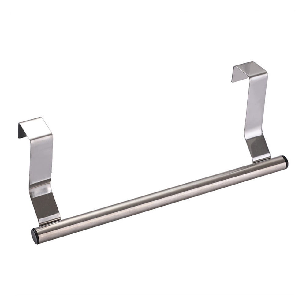 Dish/Towel Bar Holders-in/Out Cabinet Door-Stainless Steel-No  Tool-Set,kitchen Towel Racks - Hanging at the door of the Kitchen Cabinet  or Cupboard 