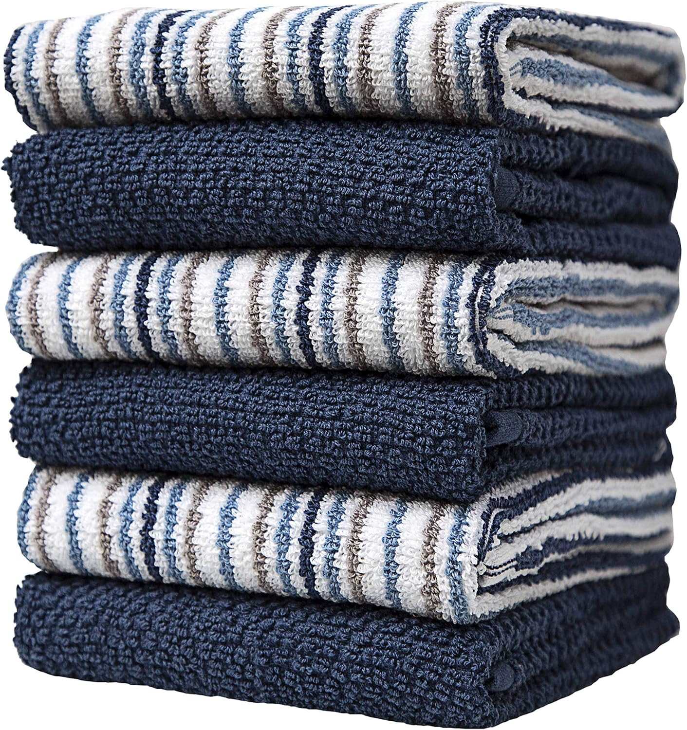 Kitchen Towels 16”x 26” - 6 Pack | Large Cotton Kitchen Hand Towels ...