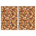 thumbnail image 1 of Kitchen Towels 2-Pack - Fall Maple & Pumpkin Print Absorbent Tea Towels, Farmhouse Style, 1 of 3