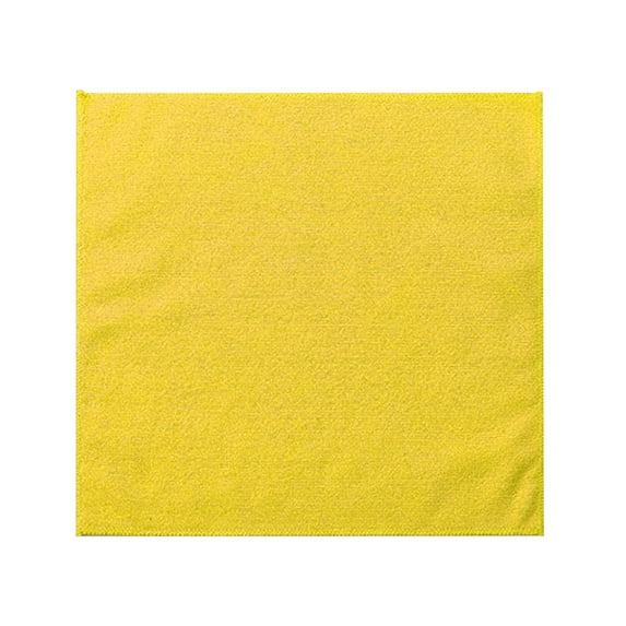 Kitchen Towels (30x30CM, 1 Pack) ,Small Mini Cotton Dish Towels,Highly Absorbent Kitchen Linen Microfiber Thick Towel Rags,Soft Kitchen Thick Dishcloth Towel Dishcloth Microfiber Wipes(Yellow)