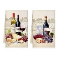 thumbnail image 1 of Kitchen Towels Absorbent Dish Cloths Decorative Tea Towels Quick Dry Dish Cloths Hanging Reusable Cleaning Dish Cloths for Cooking Baking Housewarming (Fresh, Red Wine), 1 of 7