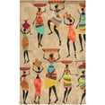 thumbnail image 1 of Kitchen Towels African Woman Pattern Cleaning Towel Absorbent Hand Towels Tea Towels for Home Restaurant Dish Clean 28" x 18", 4PCS Washcloth Gift, 1 of 7