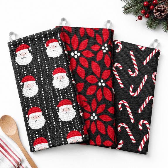 Kitchen Towels Dish For 3 Pc Towel Set - Walmart.com