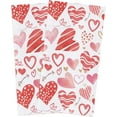 thumbnail image 1 of Kitchen Towels Set of 2 Red Pink Love Dish Towels and Dishcloths Sets Decorative Tea Towel Romantic Heart Absorbent Hand Towels for Kitchen Drying Bathroom Decor 18x26 Inch, 1 of 5
