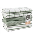 thumbnail image 1 of Kitchen Towels Set - Pack of 6 Cotton Dish Towels for Drying Dishes, 18''x 28'', Kitchen Hand Towels, Quick Drying Kitchen Towel Set - Olive, 1 of 9