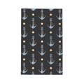 Kitchen Towels, Super Absorbent Dish TowelsShip Anchors Rope Black Cool