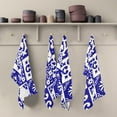 thumbnail image 1 of Kitchen Towels Talavera Ceramic Navy Blue Pattern Cleaning Towel Absorbent Hand Towels Tea Towels for Home Restaurant Dish Clean 28" x 18", 4PCS, 1 of 7