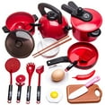 thumbnail image 1 of Kitchen Toy Set for Kids Realistic Cooking Playset with Pots Utensils Educational Pretend Play for Boys Girls, 1 of 7