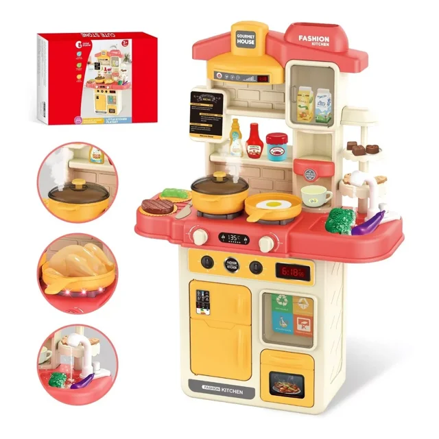 Kitchen Toys With Light And Sound, Variety Of Fruit And Vegetable