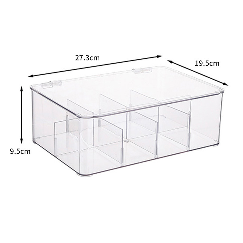 Kitchen Transparent Refrigerator Box Drawer Type Food Dumpling Box Box