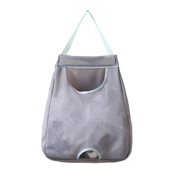 Kitchen Trash Bag Organizer, Grocery Bag Hanging Dispenser, Breathable Net Storage Rack, Plastic Bag Wall Mount Holder, Grocery Sack Mesh Storage Pouch, Under Cabinet Bag Arranger