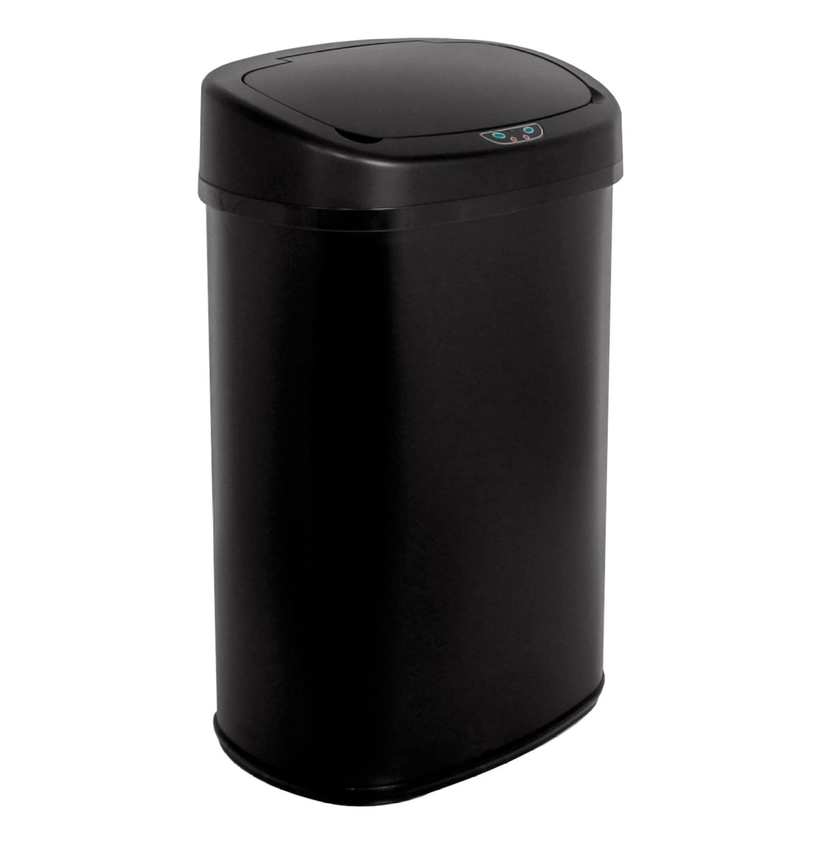 Kitchen Trash Can 13 Gallon Automatic Metal Garbage Can Stainless Steel