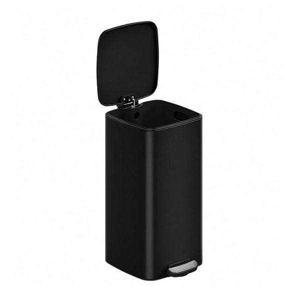 Kitchen Trash Can, 8-Gallon (30 L) Trash Bin, Stainless Steel Garbage Can, With Inner Bucket, Soft Close And Stays Ope