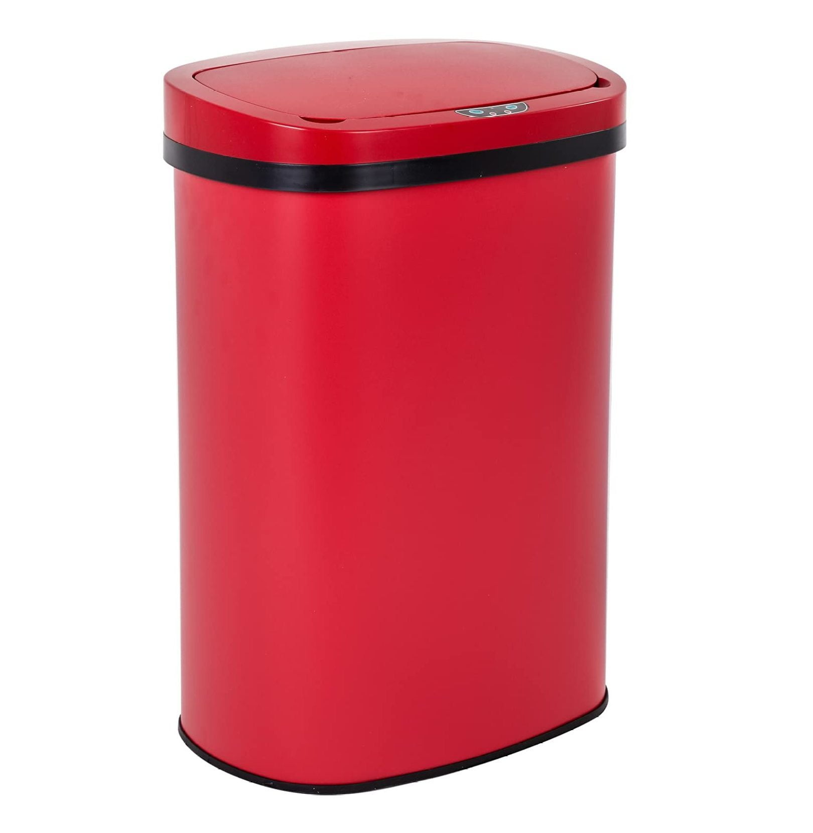 Kitchen Trash Can Bathroom Bedroom Office Garbage Can with Lid Automatic Touch Waste Bin