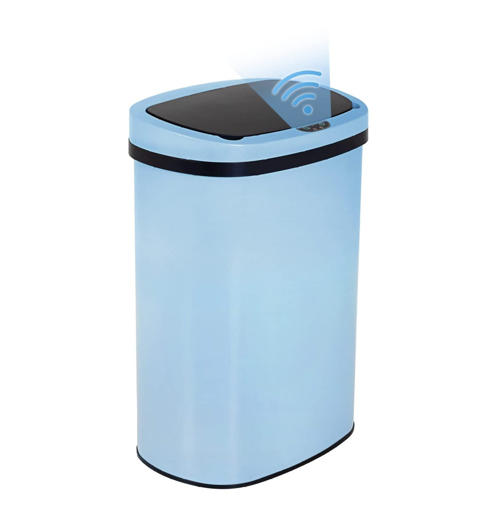 Kitchen Trash Can with Lid, 13 Gallon Automatic Garbage Can for