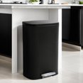 Kitchen Trash Can with Lid, 50L / 13 Gallon Trash Can Garbage Can With