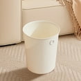 thumbnail image 1 of Kitchen Trash Can, Round Open-top Waste Bin Suitable For Household Bathroom Kitchen Bedroom Office Waste Basket Modern Design Plastic Trash Can, 1 of 5