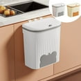 thumbnail image 1 of Kitchen Trash Can, Step-On Garbage Can with Lid, Tall Kitchen & Bathroom Trash Can, Small Office Waste Bin, Beige - Xuniizn, 1 of 7