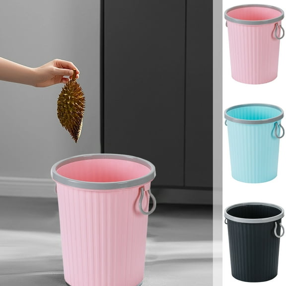 Kitchen Trash Can, Step-On Garbage Can with Lid, Tall Kitchen & Bathroom Trash Can, Small Office Waste Bin, Black - Xuniizn