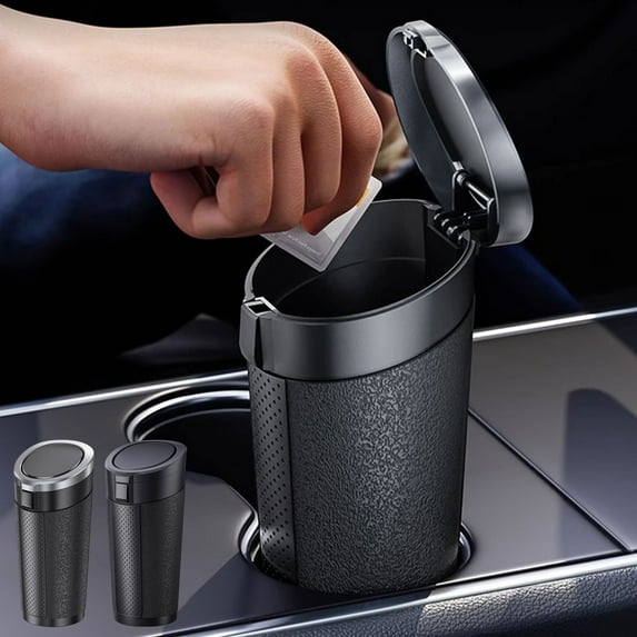 Kitchen Trash Can, Step-On Garbage Can with Lid, Tall Kitchen & Bathroom Trash Can, Small Office Waste Bin, Black - Xuniizn