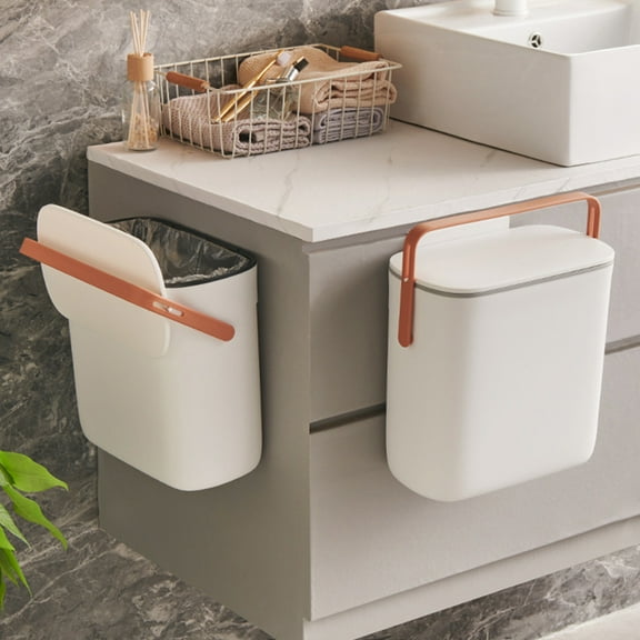 Kitchen Trash Can, Step-On Garbage Can with Lid, Tall Kitchen & Bathroom Trash Can, Small Office Waste Bin, Black - Xuniizn