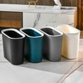 thumbnail image 1 of Kitchen Trash Can, Step-On Garbage Can with Lid, Tall Kitchen & Bathroom Trash Can, Small Office Waste Bin, Blue - Xuniizn, 1 of 8