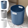 thumbnail image 1 of Kitchen Trash Can, Step-On Garbage Can with Lid, Tall Kitchen & Bathroom Trash Can, Small Office Waste Bin, Blue - Xuniizn, 1 of 7
