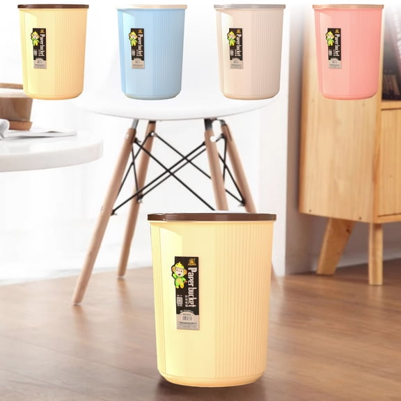Kitchen Trash Can, Step-On Garbage Can with Lid, Tall Kitchen & Bathroom Trash Can, Small Office Waste Bin, Blue - Xuniizn