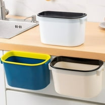 Kitchen Trash Can, Step-On Garbage Can with Lid, Tall Kitchen & Bathroom Trash Can, Small Office Waste Bin, Blue - Xuniizn