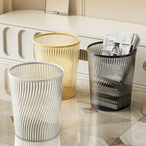 Kitchen Trash Can, Step-On Garbage Can with Lid, Tall Kitchen & Bathroom Trash Can, Small Office Waste Bin, Gold - Xuniizn