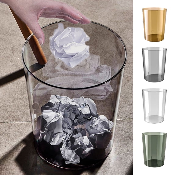Kitchen Trash Can, Step-On Garbage Can with Lid, Tall Kitchen & Bathroom Trash Can, Small Office Waste Bin, Gray - Xuniizn