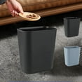 thumbnail image 1 of Kitchen Trash Can, Step-On Garbage Can with Lid, Tall Kitchen & Bathroom Trash Can, Small Office Waste Bin, Gray - Xuniizn, 1 of 9