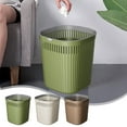 thumbnail image 1 of Kitchen Trash Can, Step-On Garbage Can with Lid, Tall Kitchen & Bathroom Trash Can, Small Office Waste Bin, Green - Xuniizn, 1 of 7