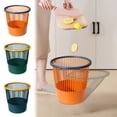 thumbnail image 1 of Kitchen Trash Can, Step-On Garbage Can with Lid, Tall Kitchen & Bathroom Trash Can, Small Office Waste Bin, Orange - Xuniizn, 1 of 7