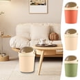 thumbnail image 1 of Kitchen Trash Can, Step-On Garbage Can with Lid, Tall Kitchen & Bathroom Trash Can, Small Office Waste Bin, Red - Xuniizn, 1 of 7