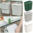 thumbnail image 1 of Kitchen Trash Can, Step-On Garbage Can with Lid, Tall Kitchen & Bathroom Trash Can, Small Office Waste Bin, White - Xuniizn, 1 of 7
