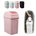 thumbnail image 1 of Kitchen Can with Swing Top Lid, 5.6 Gallon Slim Waste Bin Sturdy Garbage Can Medium Recycling Bin for Office, Bathroom, Under Counter, Dorm, Bedroom (Pink), 1 of 7