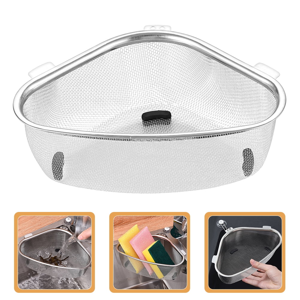 Kitchen Triangle Sink Strainer Corner Sink Strainer Multifunction Sink