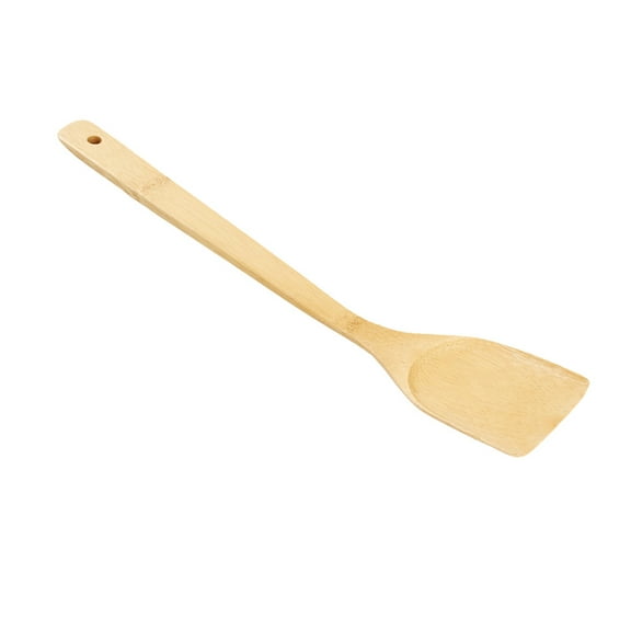 Kitchen Turner Spatula Curved Wooden Mixing Serving Turner Wooden Saute Paddle Kitchen Gadget for Home Shop 35CM