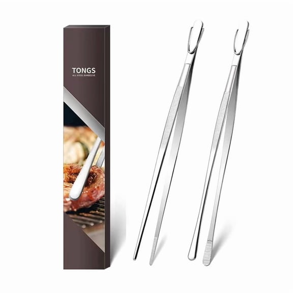 Kitchen Tweezers for Cooking Tweezers Stainless Steel Pasta Tweezer Tongs Culinary Cooking Tongs Tweezers for Chef Cooking Tools