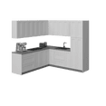thumbnail image 1 of Kitchen Urban Collection White Matte Color Base Size 8x8Ft Wide, 1 of 4