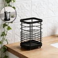 thumbnail image 1 of Kitchen Utensil Drying Rack, Stainless Steel Chopsticks Spoon Fork Knife Drainer Basket Flatware Storage Drainer, Dish Drainer for Kitchen Counter, 1 of 6
