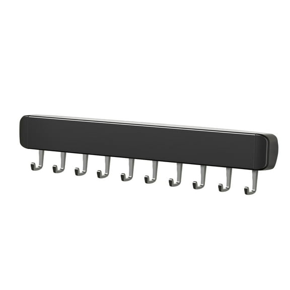 Kitchen Utensil Hangers Wall Mounted Adhesive Hooks No Drilling Removable and Adjustable Space saving