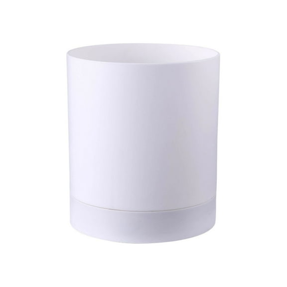 Kitchen Utensil Holder 6.5" Height–Large Cooking Utensils Organizer for Countertop,Spoon Cookware Rest, Decorative Holder for Kitchen Tools, 360° Rotating Large Utensil Crock, 1Pc(White,5.6x5.6x6.5")