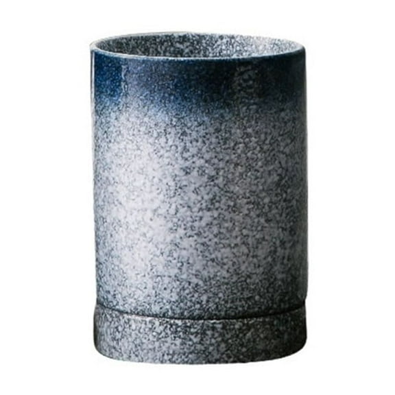 Kitchen Utensil Holder for Countertop - Ceramic Spoon Rack with Drain Tray