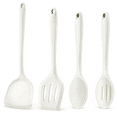 thumbnail image 1 of Kitchen Utensil Set, 4 Pieces Non-stick Silicone Cooking Utensils, Heat-resistant Slotted Solid Spoon Turner for Frying, Mixing, Serving,   & Easy to Clean,, 1 of 5