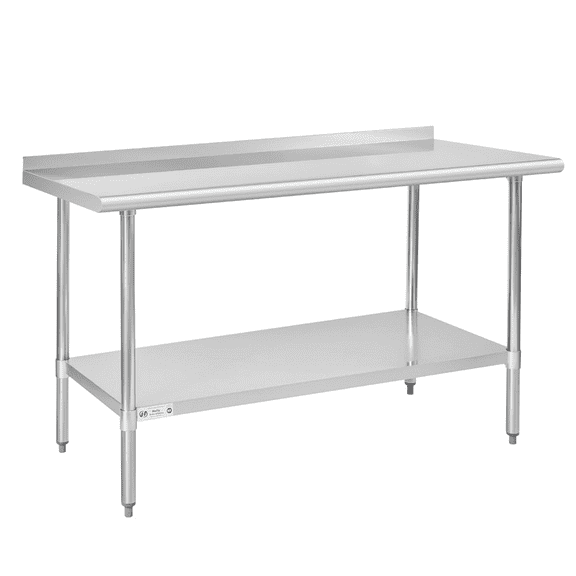 Kitchen Utensil Set Stainless Steel Table 30 x 60 Inches Metal Prep Table with Adjustable Undershelf, Stainless Table for Commercial Kitchen, Outdoor, Restaurant, Hotel & Garage,Kitchen Sink Caddy